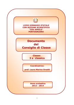 Documento del Consiglio di Classe