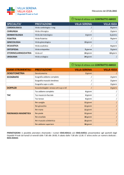 Scarica in formato PDF la lista di attesa con Contratto Amico