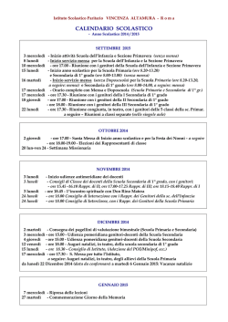 Istituto Scolastico Paritario VINCENZA ALTAMURA