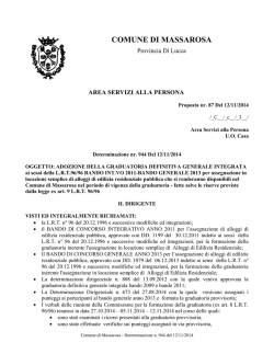 D.D. n. 944 del 12/11/2014