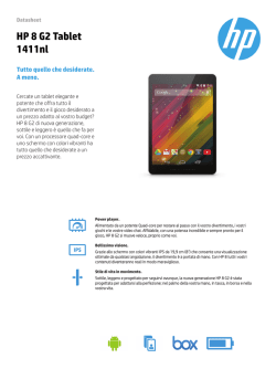 PSG Consumer 2C14 Tablet Datasheet
