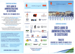 DIECI ANNI DI AMMINISTRAZIONE DI SOSTEGNO