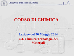 CORSO DI CHIMICA