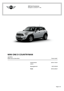 MINI One D Countryman - Vendita auto - Caserta