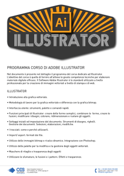programma corso di adobe illustrator