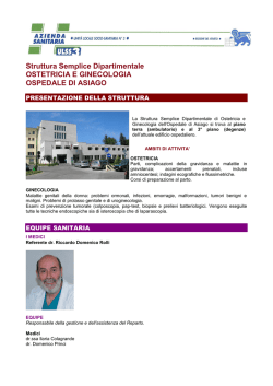 Ostetricia e ginecologia (Asiago)