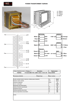 POWER TRANSFORMER TADR405