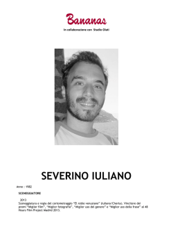 scheda casting e adv