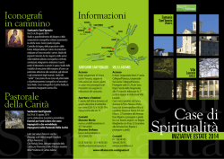 Case di Spiritualità - Arcidiocesi di Torino