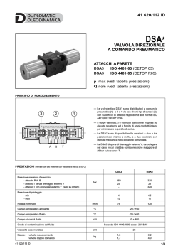 41 620/112 ID VALVOLA DIREZIONALE A COMANDO PNEUMATICO