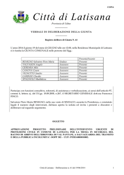 Citt&agrave; di Latisana - Comune di Latisana