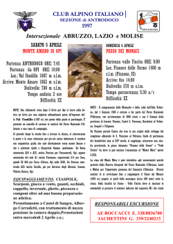 scarica locandina - CAI Sezione di Antrodoco