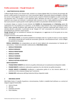Profilo commerciale &ndash; Piazz@ Virtuale