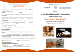 Scarica il programma - Societ&agrave; Italiana di Alcologia