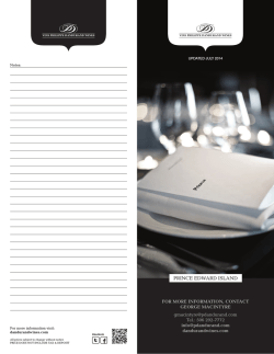 PRINCE EDwARD ISLAND - Vins Philippe Dandurand