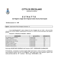 Delibera di approvazione