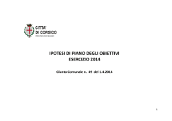 PDO UNICO ANNO 2014 - Comune di Corsico