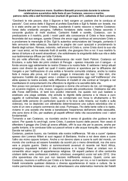 “Cercherò le mie pecore, dice il Signore e farò sorgere un pastore