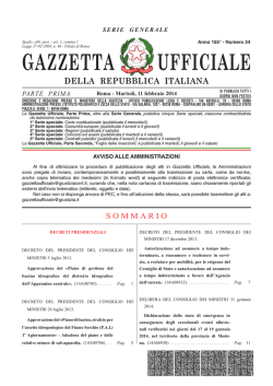 gazzetta ufficiale della repubblica italiana - Il sole 24 Ore