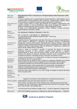 scheda_pubblicizzazione IFTS - CIS