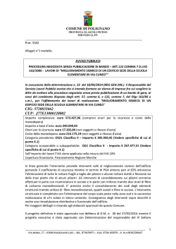 AVVISO PER ELENCO - Comune di Folignano