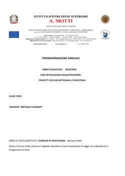 Laboratorio di pasticceria a.s. 14 15