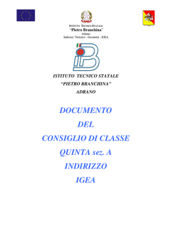 Documento Finale del 15 Maggio 5 A Igea a.s. 2013