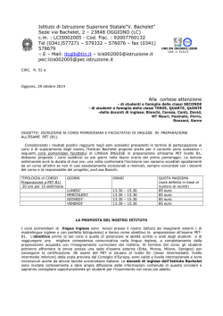 n. 52 a iscrizione esame pet B1