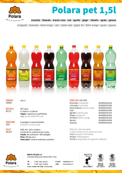 Scheda - PET 1,5l