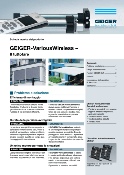 GEIGER-VariousWireless &ndash; - GEIGER Antriebstechnik