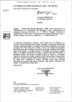 Parere - Consiglio Regionale Veneto