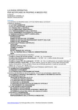 scarica/visualizza eBook - Foroeuropeo a cura di Domenico Condello