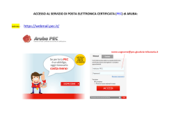 Istruzioni per accedere al servizio PEC Giustizia Tributaria