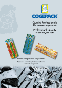 Qualit&agrave; Professionale Professional Quality