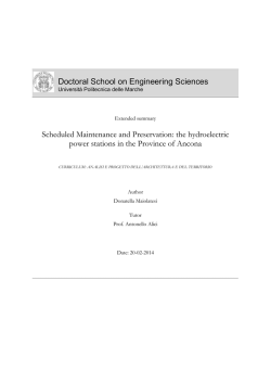 Maiolatesi Donatella - Facolt&agrave; di Ingegneria