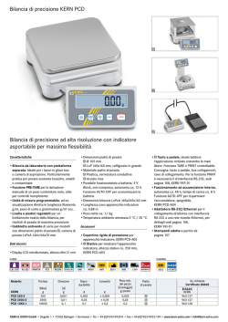 Bilancia di precisione KERN PCD Bilancia di precisione ad alta