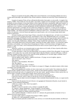 CAPITOLO I Pirrip era il cognome di mio padre e Philip il
