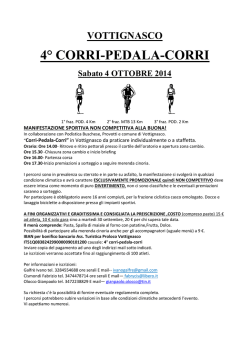 Scarica il volantino della corri-pedala.corri di Vottignasco del 04.10