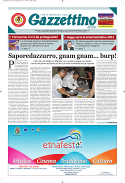 Gazzettino 29-10-2011