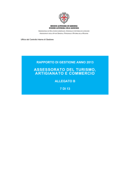 07 Turismo [file] - Regione Autonoma della Sardegna