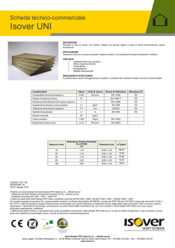 CE STC 126 R05 Maggio 2014 Isover UNI
