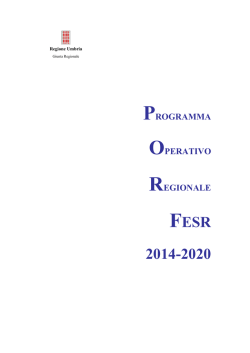 POR FESR 2014-2020 - Alleanza per lo sviluppo