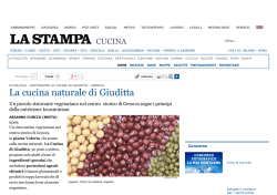 La cucina naturale di Giuditta
