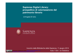 prospettive di valorizzazione del patrimonio librario