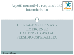Aspetti normativi e responsabilit&agrave; infermieristica nel