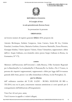 Ordinanza 956/2014