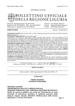 pag 4 - Bollettino Ufficiale Regione Liguria