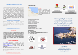 Rischi e patologie emergenti: protocolli operativi