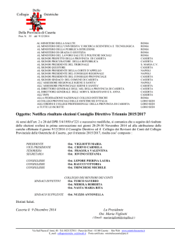 COLLEGIO DELLE OSTETRICHE