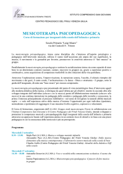 FORMAZIONE INSEGNANTI Sc. Pri. Mauro